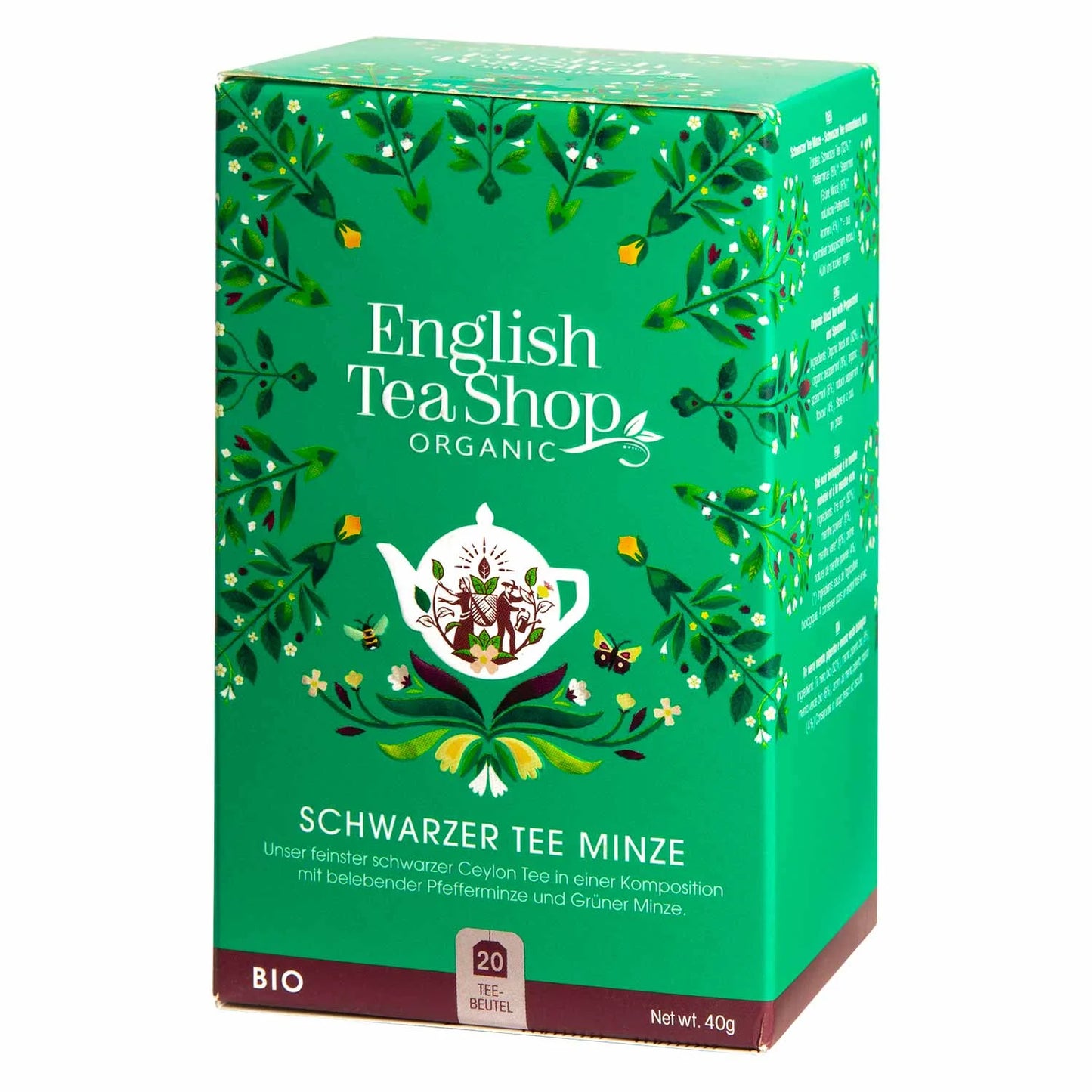 Schwarzer Tee Minze