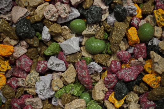 Fantasie-Kakaosteine