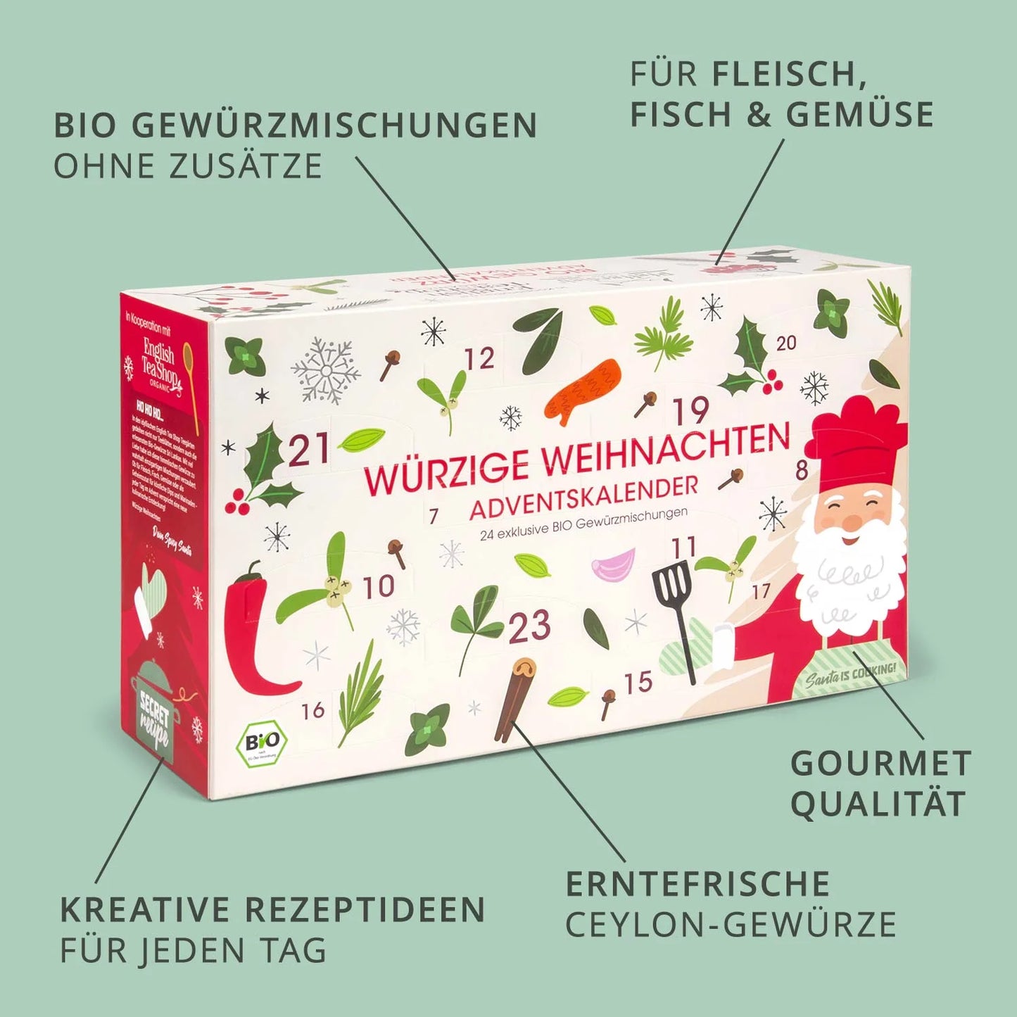 Adventskalender Würzige Weihnachten