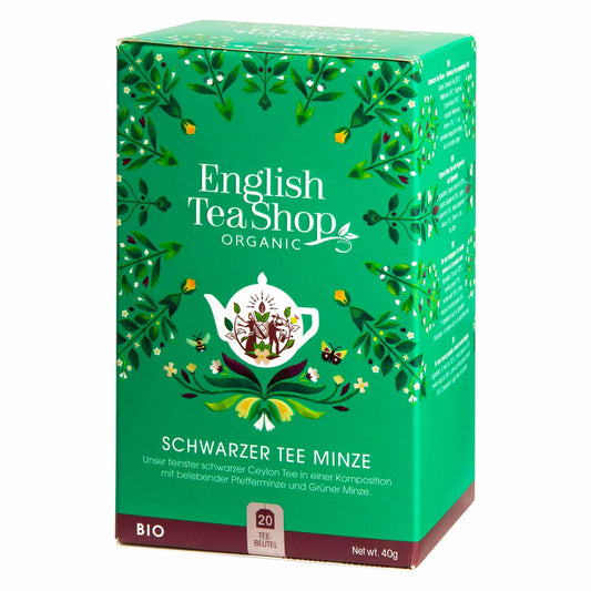 Schwarzer Tee Minze