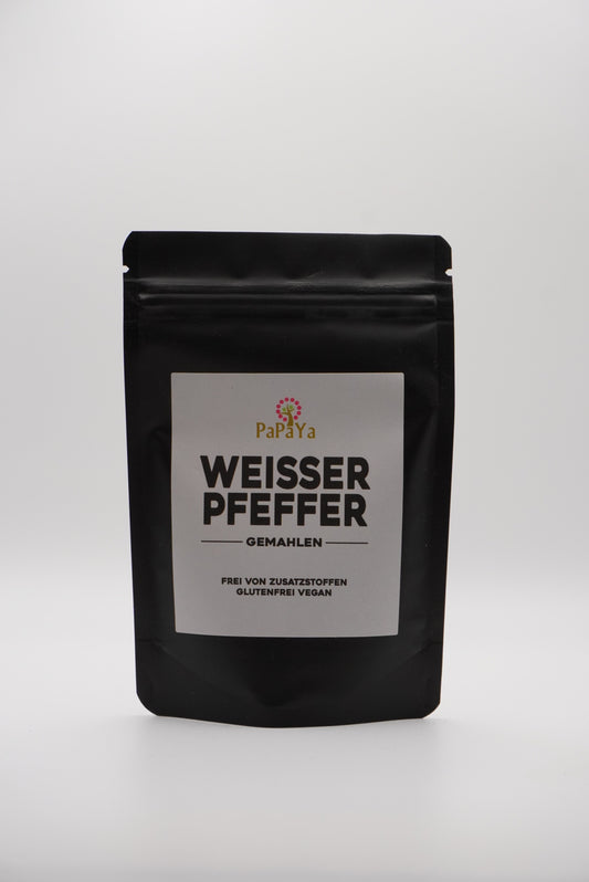 Weißer Pfeffer gemahlen